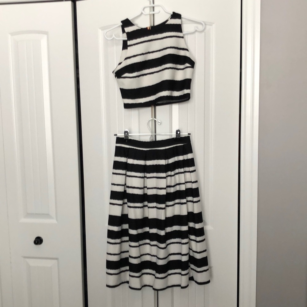 Coordinated Top and Skirt
